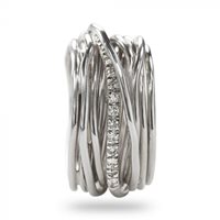 Anello Rubinia Filodellavita in Argento Diamante  Ct AN13ABT-16 - AN13ABT-16